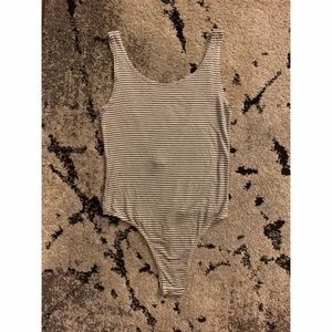 Striped Olympia Theodora Bodysuit